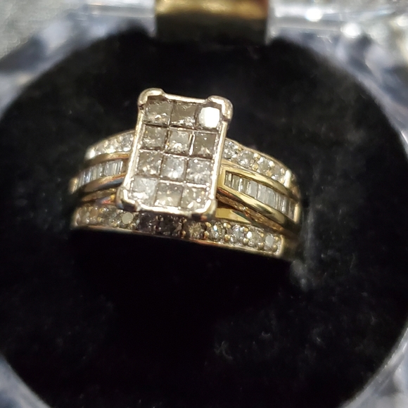 1carat diamond ring 14k, 7.2g - Picture 15 of 17
